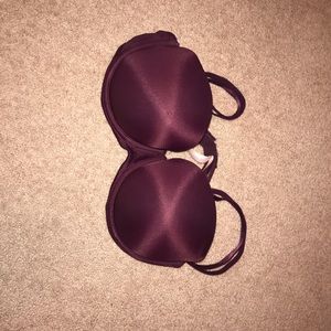 Maroon Victoria Secret Push Up Bra